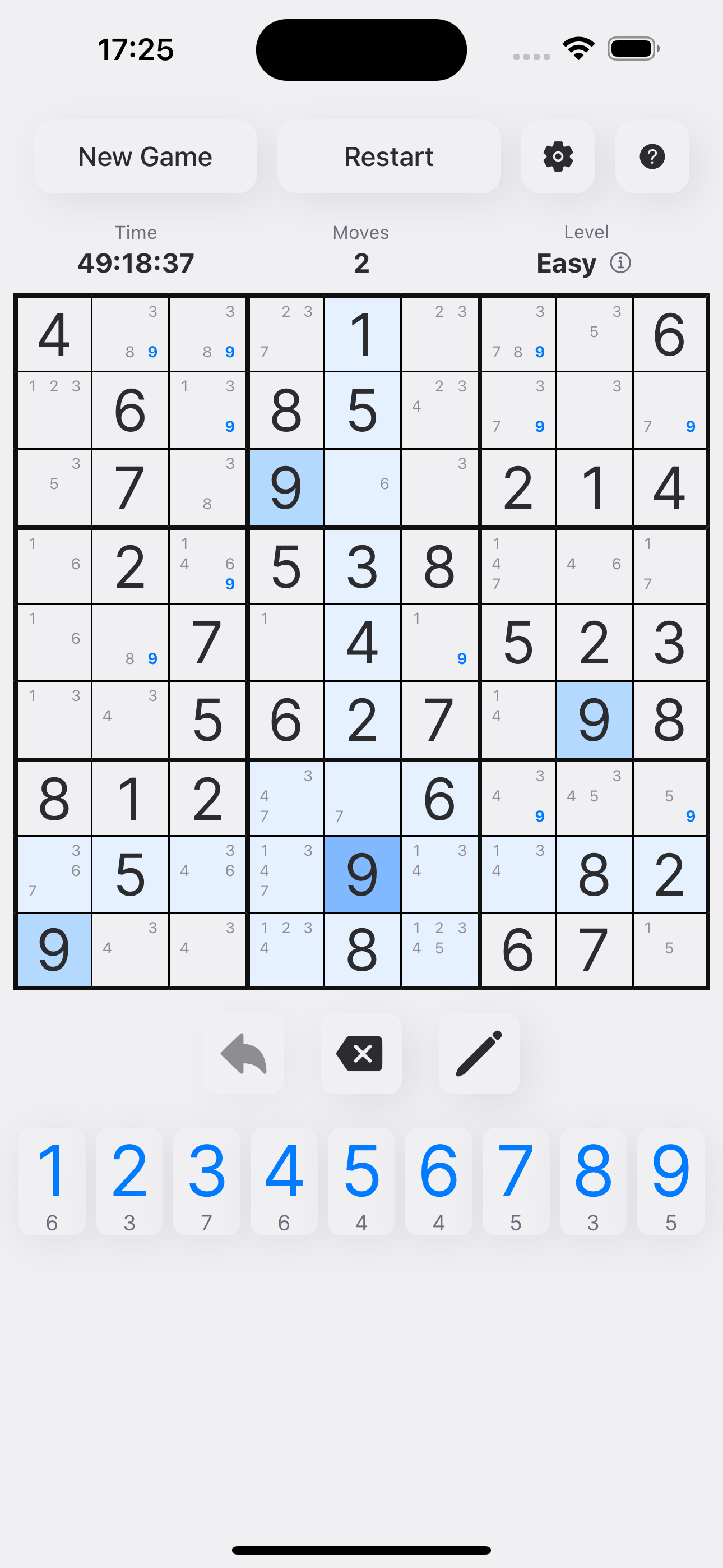 Sudoku Game Screenshot